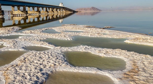 Urmiya gölünün ən son görüntüləri: Vəziyyət acınacaqlıdır - FOTO