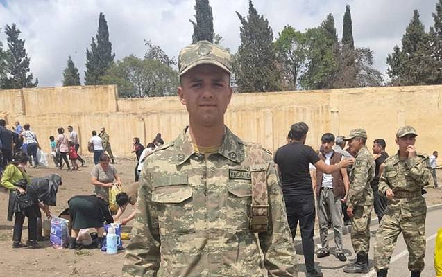 Bu gün şəhid olan hərbçimizin FOTOSU
