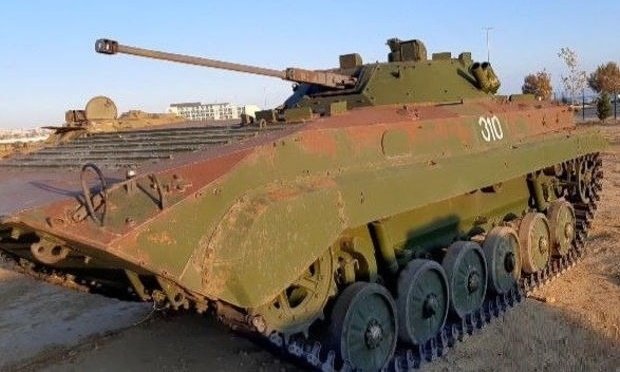 Hərbi Qənimətlər Parkına yeni qənimət gətirilib - Hərbi Qənimətlər Parkına yeni qənimət gətirilib -