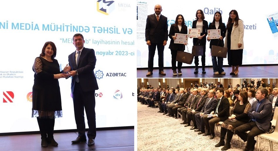 “MEDİAlab” layihəsi çərçivəsində “Yeni media mühitində təhsil və məşğulluq imkanları” adlı hesabat konfransı keçirilib