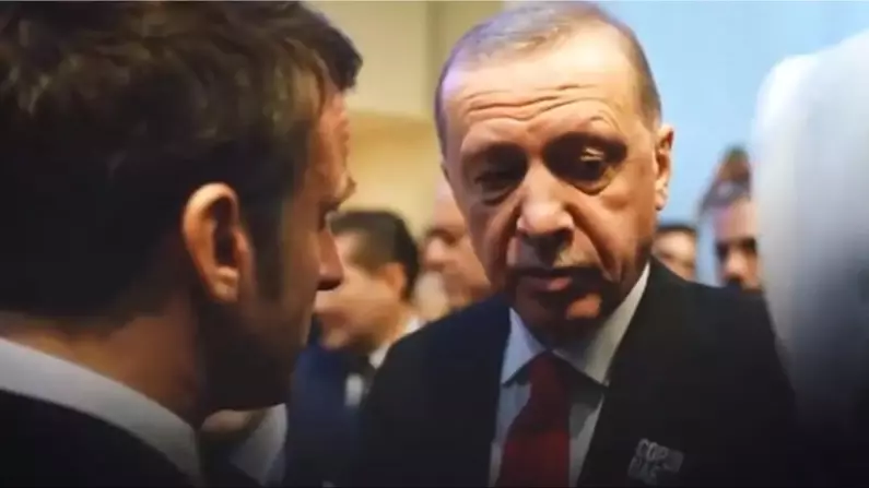 Ərdoğanla Makron arasında maraqlı söhbət – VİDEO