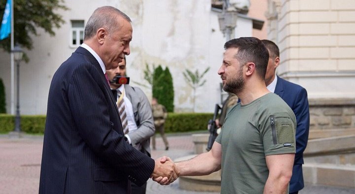 Zelenski Ərdoğanla görüş üçün Ankaraya getdi - VİDEO