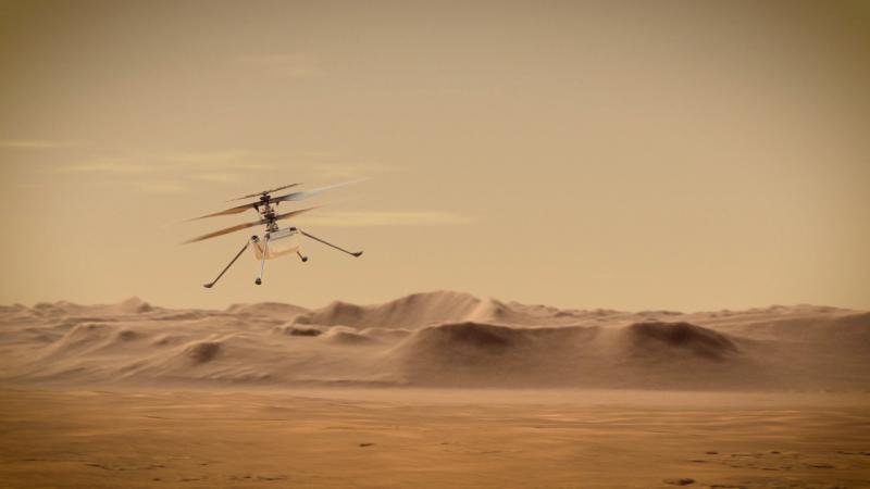 Mars helikopteri NASA-ya mesaj göndərdi