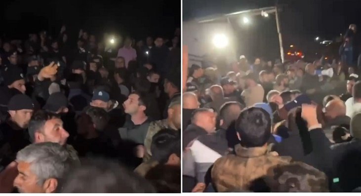 TƏCİLİ: Tavuş qarışdı: erməni əhali polislə toqquşdu – VİDEO