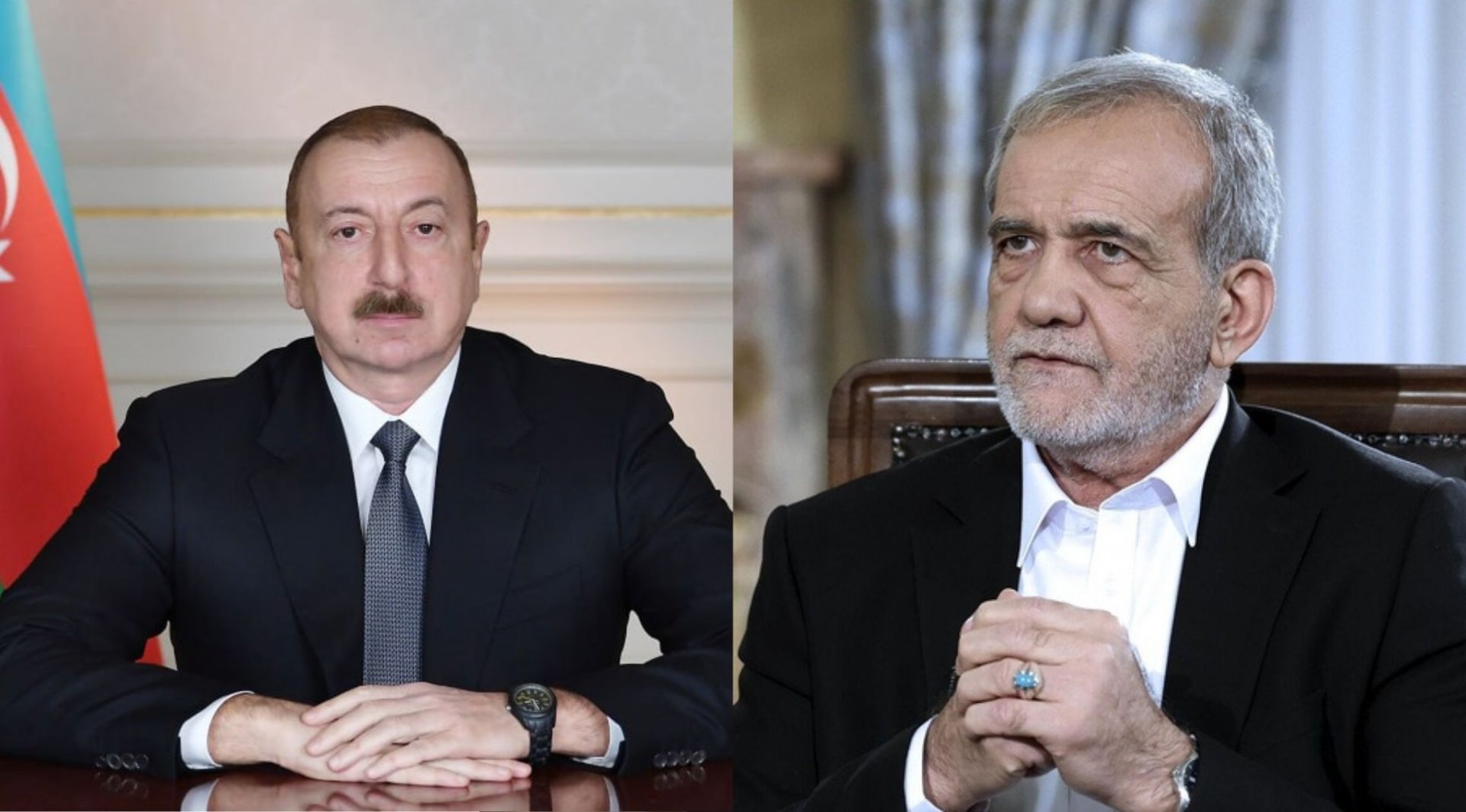 İlham Əliyev Pezeşkiana təşəkkür etdi