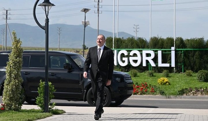 Yeni açılan Ağdam Avtovağzal Kompleksindən görüntülər