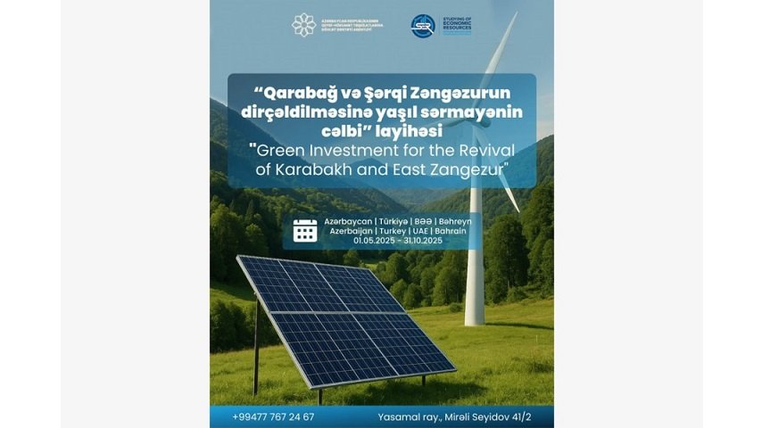 QHT “Qarabağ və Şərqi Zəngəzurun dirçəldilməsinə yaşıl sərmayənin cəlbi” layihənin icrasına başlayıb
