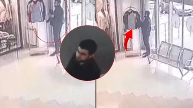 Bakıda kişi “Mall”dan 135 manatlıq gödəkçəni belə oğurladı - ANBAAN VİDEO