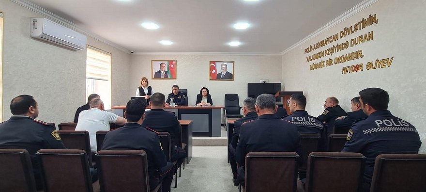 Saatlıda uşaq əməyinin istismarı və insan alverinə qarşı maarifləndirici təlim keçirildi - FOTOLAR