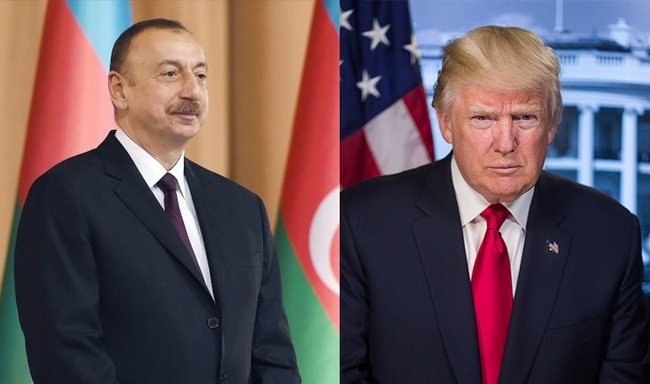 Tramp İlham Əliyevi təbrik etdi