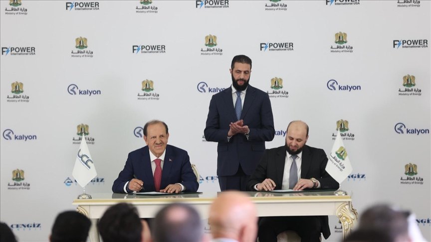 Suriyanın enerji sektoruna 7 milyard dollarlıq investisiya üçün imzalar atıldı