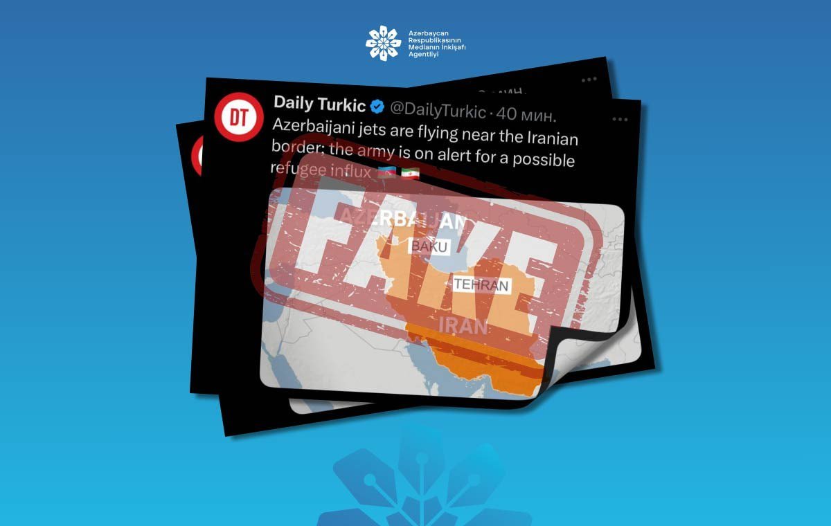 MEDİA: “Hərbi təyyarələrimizin İranla sərhəddə uçması xəbərləri saxtadır”