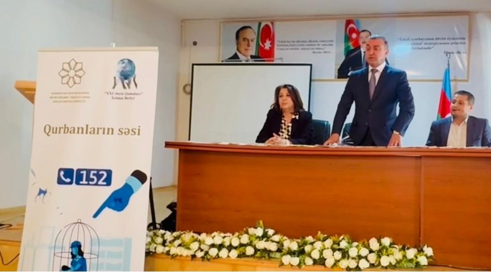 XXI Əsrin Qadınları İB ”Qurbanların səsi" layihəsi çərçivəsində Şamaxı Dövlət Regional Kollecində tədbir keçirib - FOTO