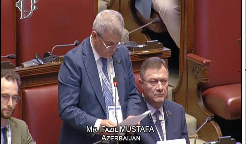 Fazil Mustafa və Azər Kərimli Romada dinlərarası dialoq mövzulu konfransda çıxış edib