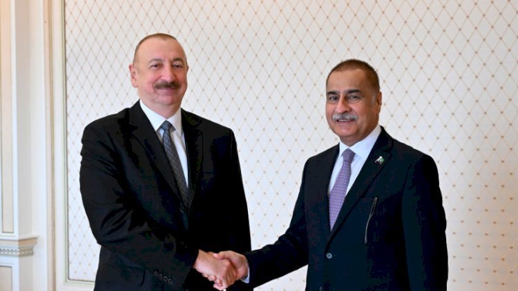 Prezident pakistanlı siyasətçi ilə görüşdü - FOTO
