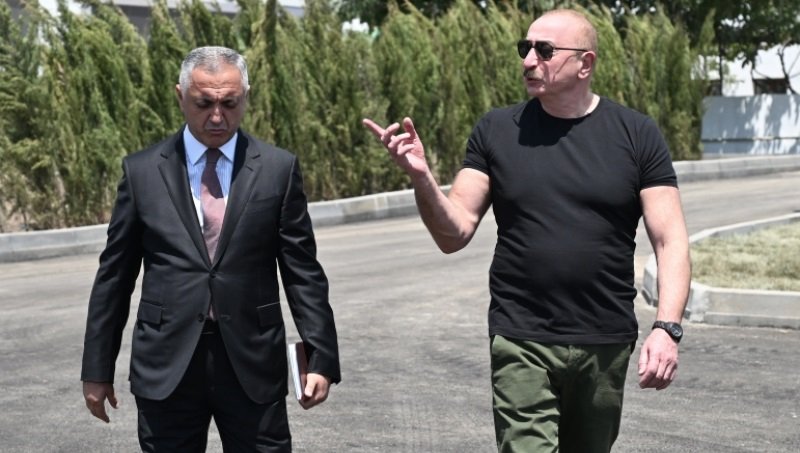 Prezident Xocalının Təzəbinə kəndində...