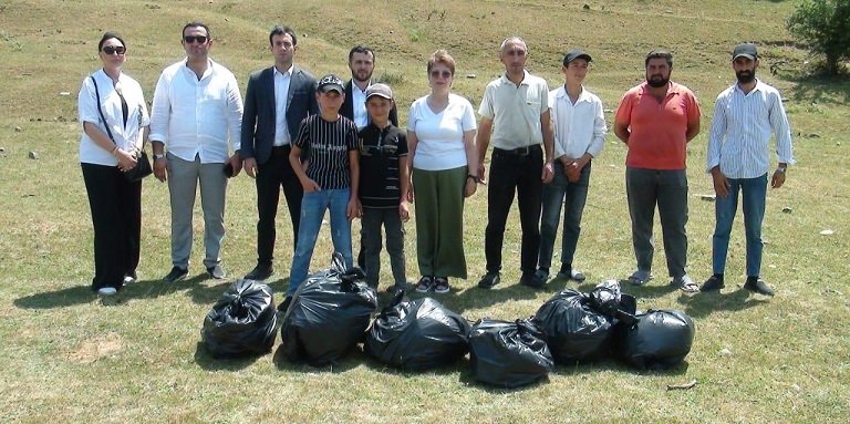 QHT layihə çərçivəsində ərazilərin məişət tullantılarından təmizlənməsi aksiyasını keçirib - FOTOLAR