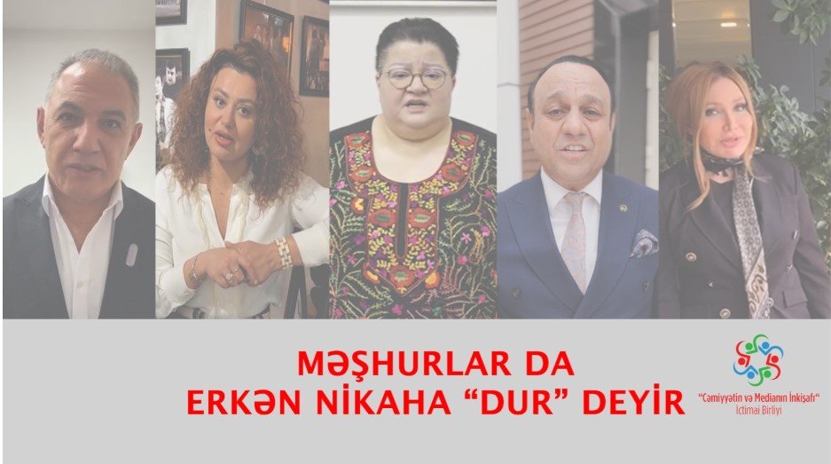 Məşhurlar QHT-nin çağırışına dəstək verirlər