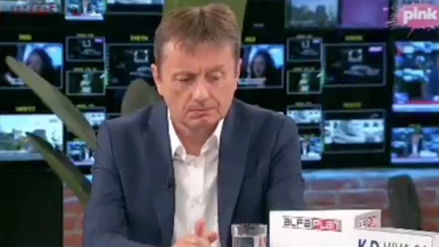 ŞOK! Nazir canlı televiziya yayımı zamanı beyin qanaması keçirdi - VİDEO
