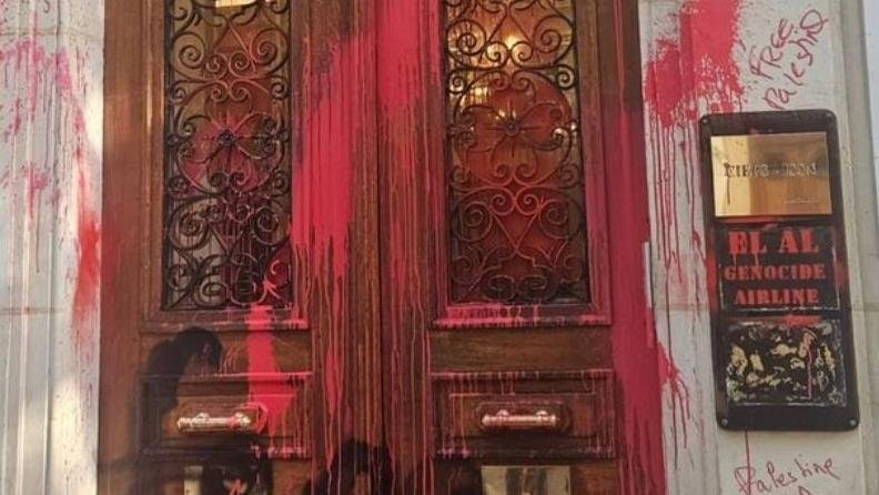 İsrail aviaşirkəti etirazlardan sonra Parisdəki ofisini boşaltdı