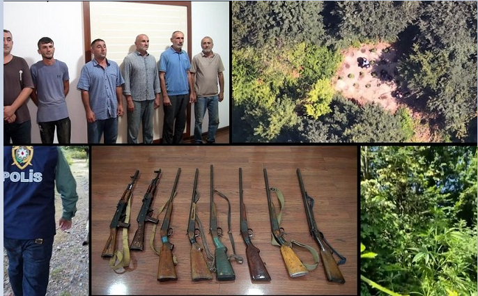 Dağda narkotik becərən silahlı dəstə ifşa olundu - 3 nəfər həbs edildi