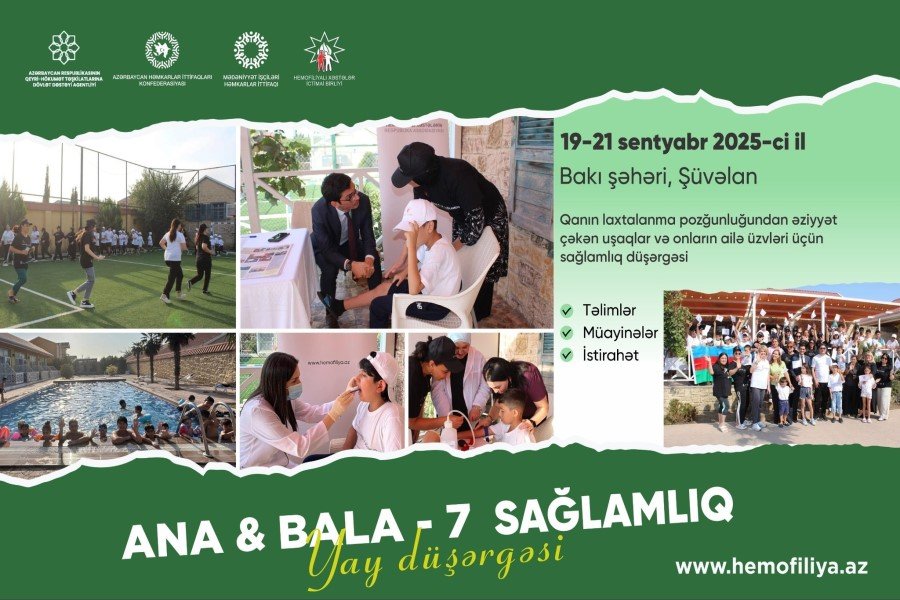 ANA & BALA 7 Sağlamlıq Yay Düşərgəsi keçiriləcək