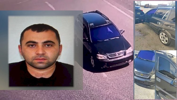 Bakıda polisdən qaçan şəxsin avtomobilindən qeyri-adi formalı silah çıxdı - Video