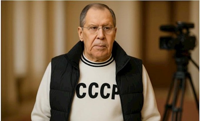 Lavrov “SSRİ” yazılmış geyimindən danışdı: Putin dəfələrlə deyib ki...