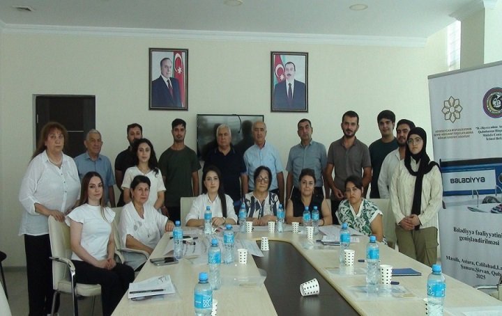 “Bələdiyyə fəaliyyətinin genişləndirilməsi” layihəsi çərçivəsində təlim keçirilib - FOTOLAR
