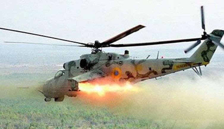 Rusiyanın daha bir helikopteri vuruldu