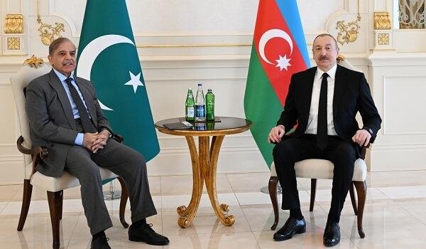 İlham Əliyev Çində Şahbaz Şəriflə görüşdü