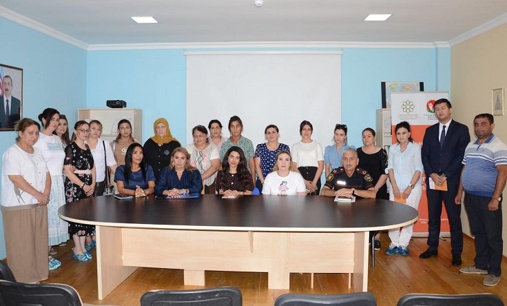 QHT Saatlıda qadın və uşaqların müdafiəsinə həsr olunmuş tədbir keçirib - FOTOLAR