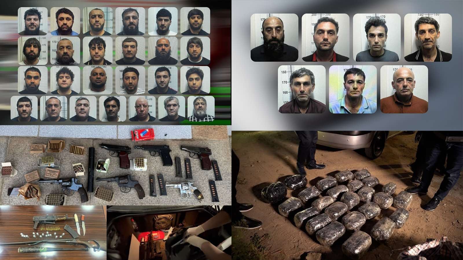 SON XƏBƏR: Polis 20 nəfəri saxladı - “Kalaşnikov”, “Makarov” və…