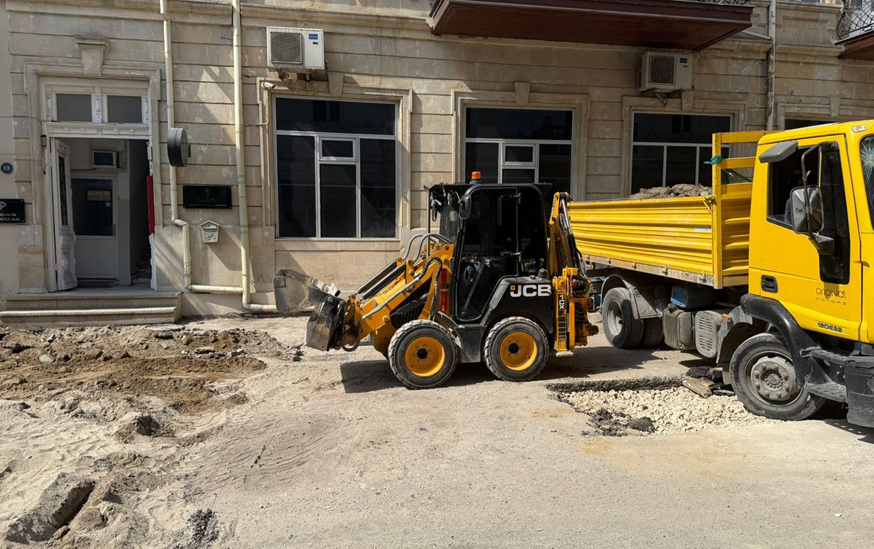 Bakının bu küçəsində avtomobil yolu LƏĞV EDİLİR – FOTO