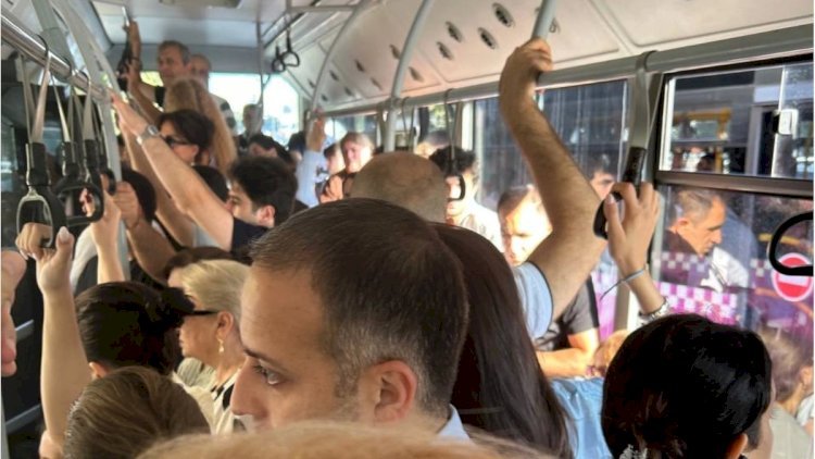 Bakıda avtobusda kondisioner işləmədiyi üçün sərnişinin ürəyi getdi - AÇIQLAMA