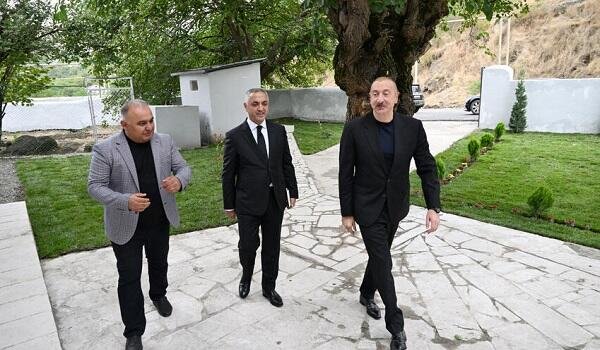 İlham Əliyev Şuşakənddə oldu