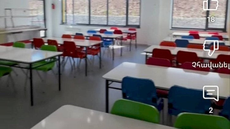Paşinyanın açdığı məktəbdə “Azərbaycan bayrağı” qalmaqalı – İrəvanda stullardan qorxdular