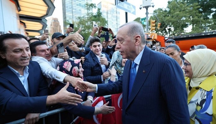 Ərdoğan Nyu-Yorkda BELƏ qarşılandı - VİDEO