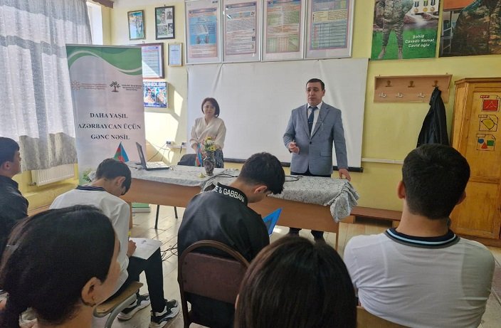 QHT “Daha yaşıl Azərbaycan üçün gənc nəsil” adlı layihə çərçivəsində seminarlara başlayıb - FOTOLAR