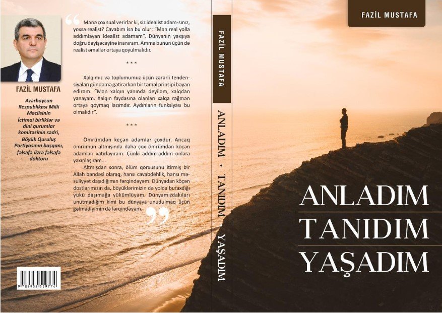 “Anladım. Tanıdım. Yaşadım” - Fazil Mustafadan yeni kitab