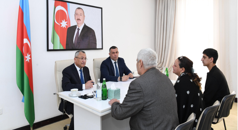 Qubada keçmiş məcburi köçkünlərin müraciətləri dinlənilib