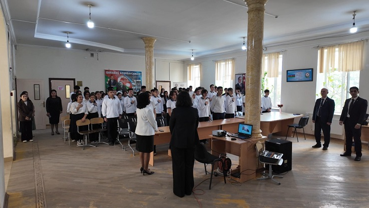 Bakı şəhəri Sabunçu rayonu 215 N-li tam orta məktəbdə vərəmə qarşı maarifləndirici tədbir keçirildi