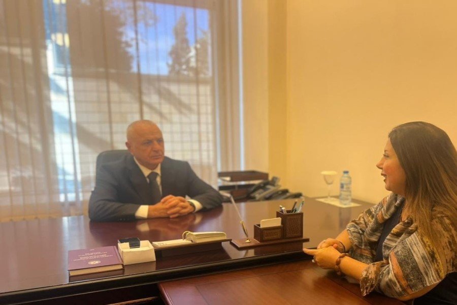 QHT sədri Cəmilə Çiçək Milli Məclisin deputatı ilə görüşüb - FOTO