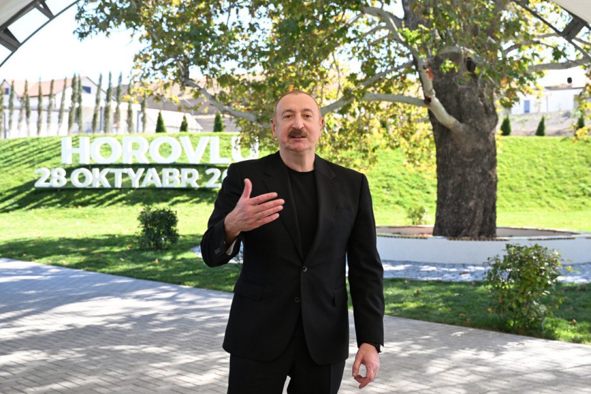 İlham Əliyev: “Bu torpaqların sahibləri bizik, düşməni öz torpaqlarımızdan qovmuşuq”