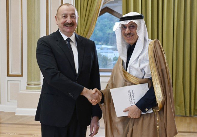 Prezident Ərəb Koordinasiya Qrupuna daxil olan üzv qurumların rəhbər şəxslərini qəbul etdi – FOTO