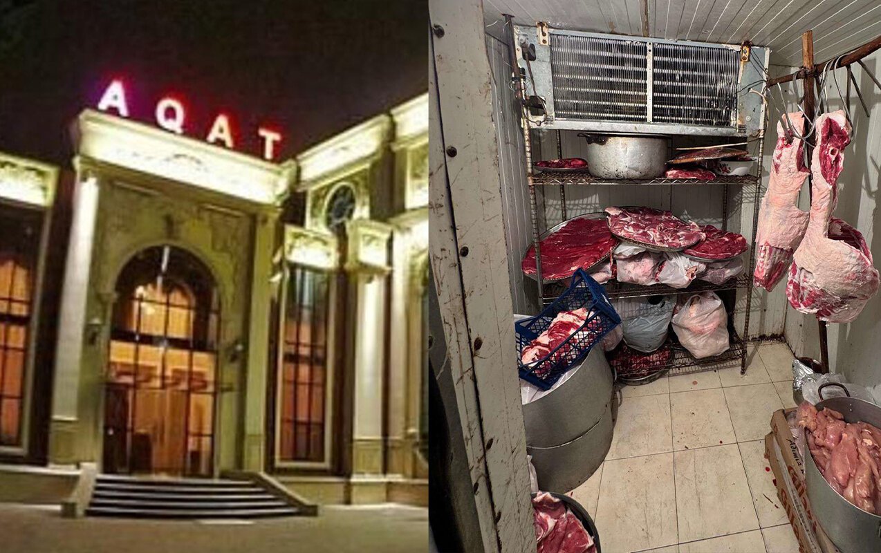 Bu şadlıq sarayında insanlara camış əti verilirmiş - FOTO