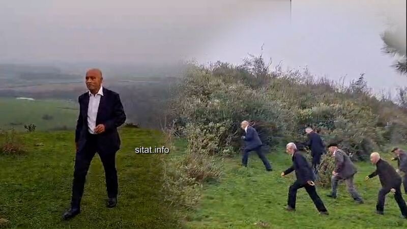 68 yaşlı icra başçısı mərcə girdi: Dağa dırmaşdı - VİDEO