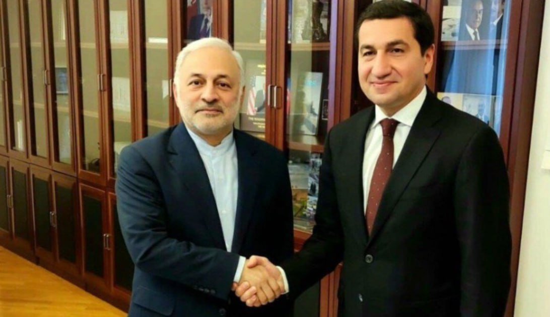 Hikmət Hacıyev İran XİN rəhbərinin müavini ilə GÖRÜŞDÜ
