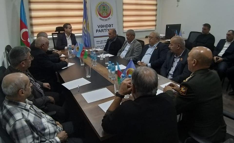Vəhdət partiyasında veteranlardan birlik mesajı – FƏRQ QOYULMASIN