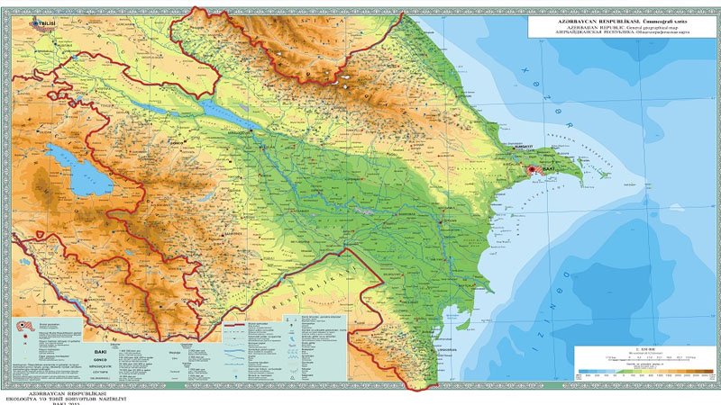 Azərbaycanda yeni xəritə hazırlandı